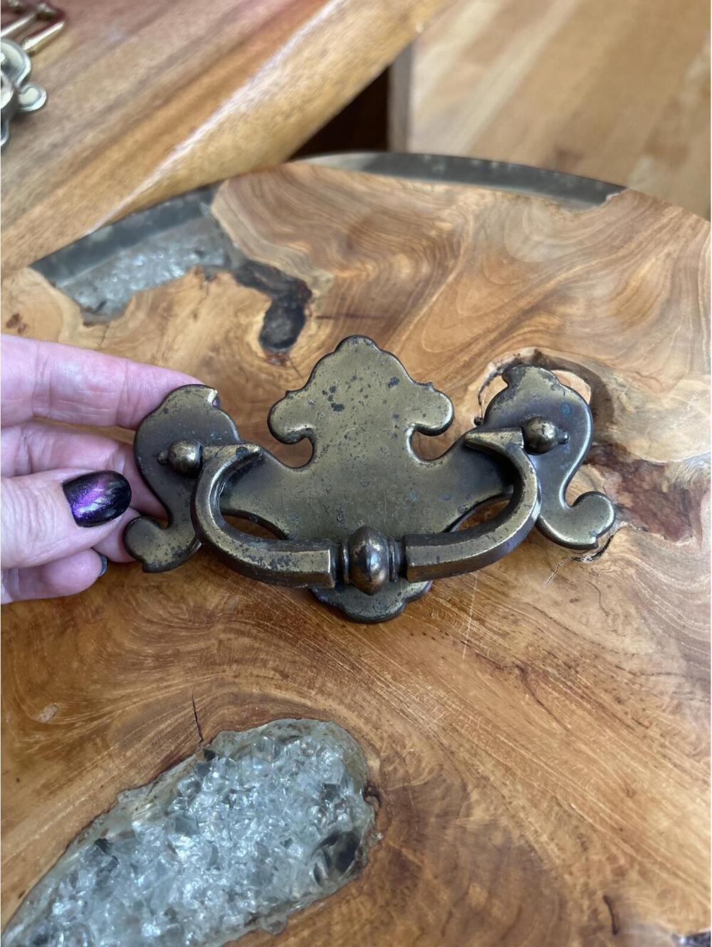 Ethan Allen Heirloom Maple CRP Drawer Pull Knob